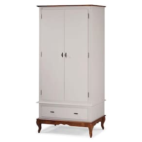 Roupeiro 2 Portas 1 Gaveta - M560406 Cor Garapa - Verniz