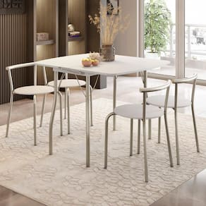 Conjunto Sala De Jantar Com Mesa E 4 Cadeiras 2999 Carraro