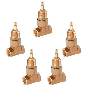Kit 5 Registros Gaveta Docol Base 1/2 Cobre
