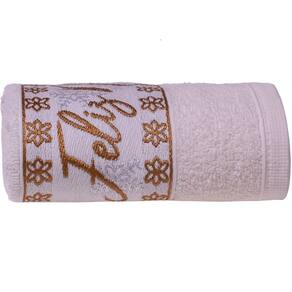Kit 6 Toalha de Rosto Feliz Natal Bordada Jacquard 45x68cm
