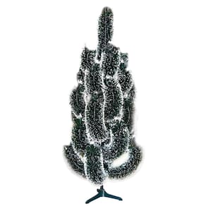 Arvore de Natal Nevada 110 cm 25 Galhos Decoração Natalina