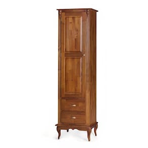Roupeiro 1 Porta E 2 Gavetas Hannover M560819 Cor Imbuia - Verniz