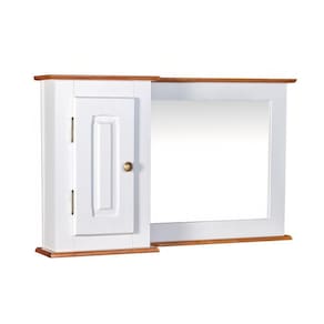 Aéreo Para Balcão De Banheiro Com Espelho Dália - M53059-97 Cor Laca - Branca