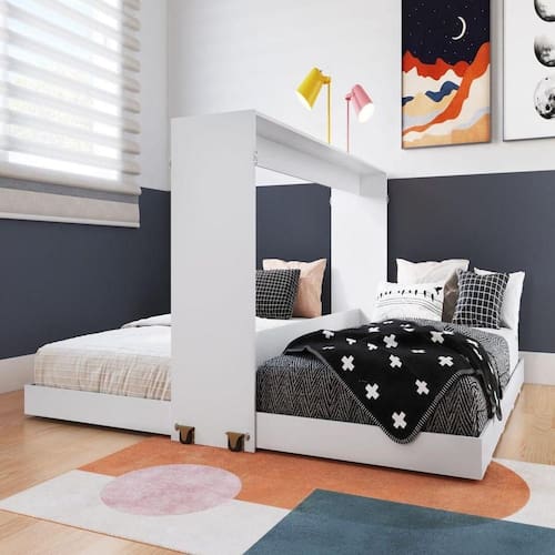 Cama Dupla Articulável Horizontal Solteiro 90 Phoenix Branco