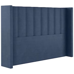 Cabeceira Queen 158 Cm Barcell Veludo Azul Soon Azul