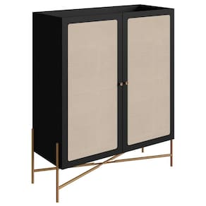 Balcao Cafe Bar 2 Portas 93 Cm Pes Metal 28929 Oslo Nero Artesano Nero