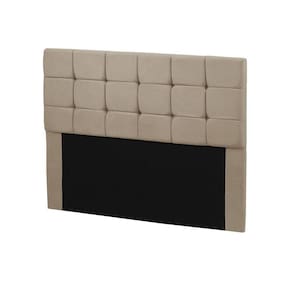 Cabeceira Cama Box Queen 1,60 Estofada Julia Sued Bege Speciale Home Bege