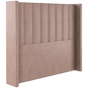 Cabeceira Solteiro 88 Cm Barcell Veludo Rose Soon Rose