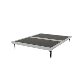 Estrutura Para Cama Japonesa Toquio Casal Linho Cinza - Cor: Cinza