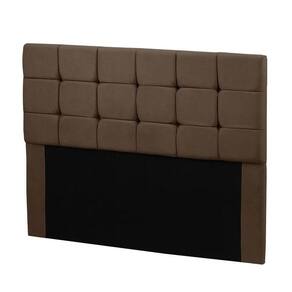 Cabeceira Cama Box Queen 1,60 Estofada Julia Sued Marrom Castor Speciale Home Marrom Castor