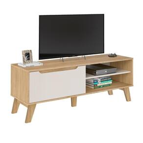 Rack Para Tv Até 60" Carvalho/off White Lotus Artely Carvalho/off White