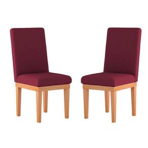 KitCadeiras Estofadas Para Mesa De JantarBalaqui Decor Cor:marsala