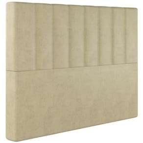 Cabeceira Casal 138 Cm Dubai Veludo Bege Soon Bege