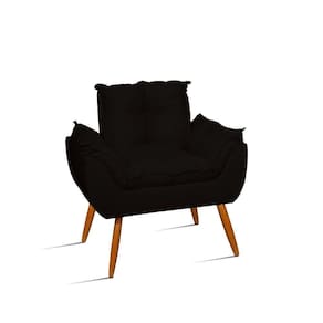 Poltrona Decoração Quarto Bebê Amamentação - Jl Decor Cor:preto