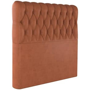 Cabeceira Solteiro 88 Cm Vegas Veludo Terracota Soon Terracota