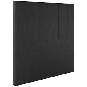 Cabeceira Solteiro 88 Cm Madrid Veludo Preto Soon Preto