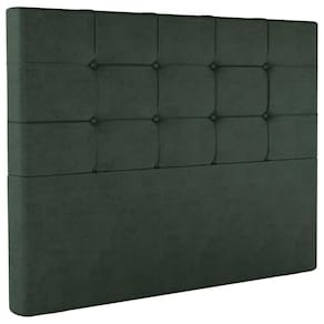Cabeceira Casal 138 Cm Berlin Veludo Verde Soon Verde