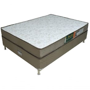 Conjunto Cama Box E Colchão Queen Bec Mag Gold