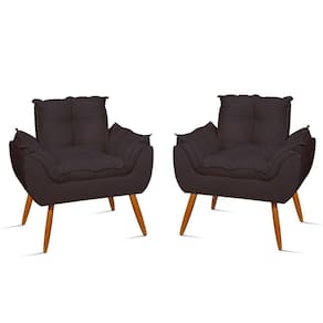Kit 2 Poltronas Para Quarto Sala Recepção – Jl Decor Cor:cinza