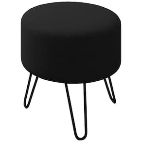 Puff Puf Para Sala Pes Metal Small Veludo Sl 944 Peer Sl 944