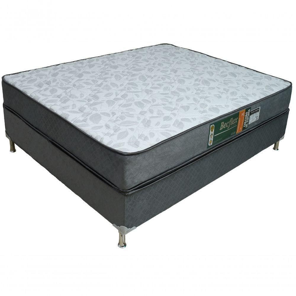Conjunto Cama Box E Colchão Solteiro Bec Pillow