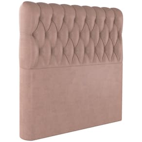 Cabeceira Solteiro 88 Cm Vegas Veludo Rose Soon Rose