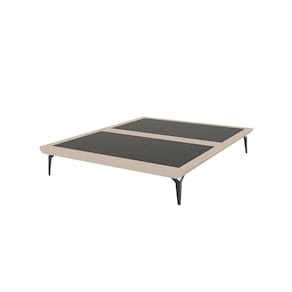 Cama Japonesa Toquio Queen Linho Bege - Cor: Bege