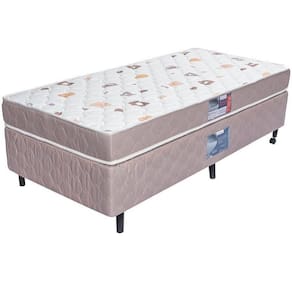 Cama Box + Colchão Netsono Solteiro Double Face D33
