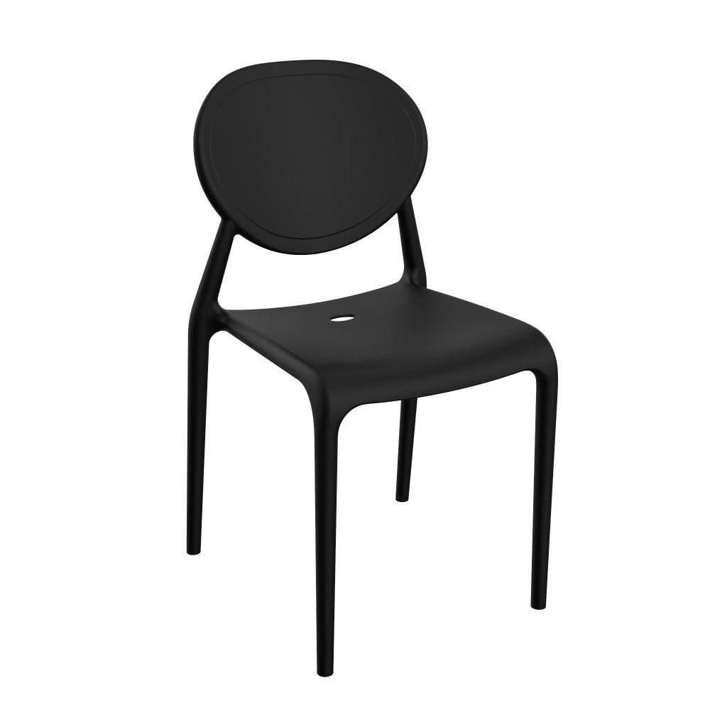 Cadeira Slick Sem Braço Pretro Grifit