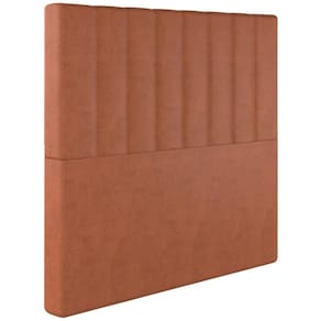 Cabeceira Solteiro 88 Cm Dubai Veludo Terracota Soon Terracota