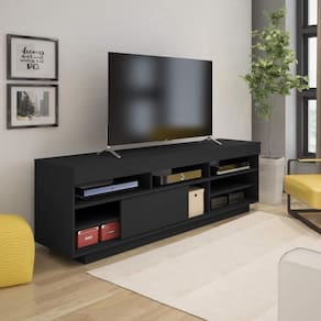 Rack Para Tv Até 60 Polegadas Treviso Preto Artely Preto