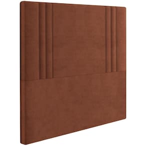 Cabeceira Solteiro 88 Cm London Veludo Terracota Soon Terracota
