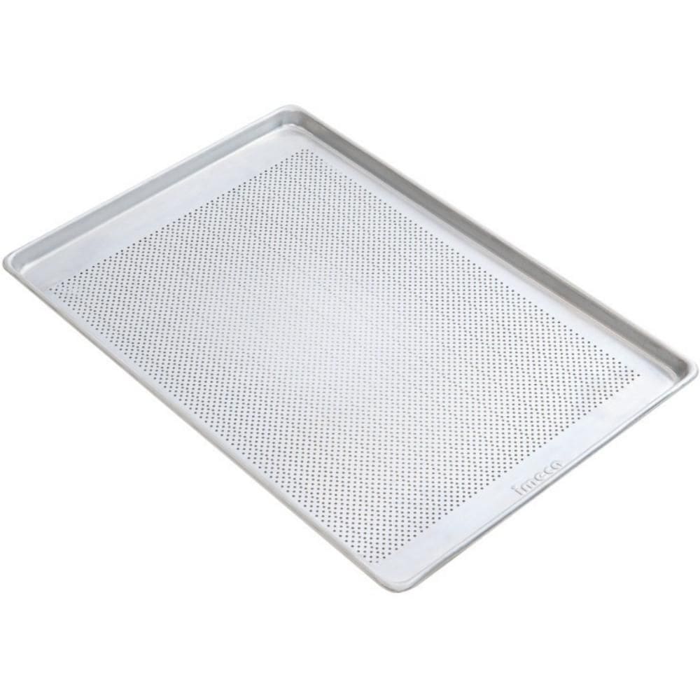 Kit 20 Assadeiras de Alumínio Perfurada Estampada 60x40 Para Pão Doce Imeca