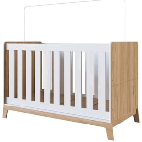 Berço Mini Cama 3 Em 1 Com Colchao Fm011 Itapua Branco