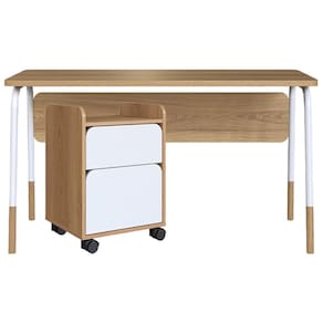 Conjunto Escritorio Home Office 2 Peças 27988x27998 Branco Hanover Artesano Hanover Branco