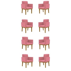 Kit 08 Poltronas Decorativa Reforçada - Balaqui Decor Cor:rosa