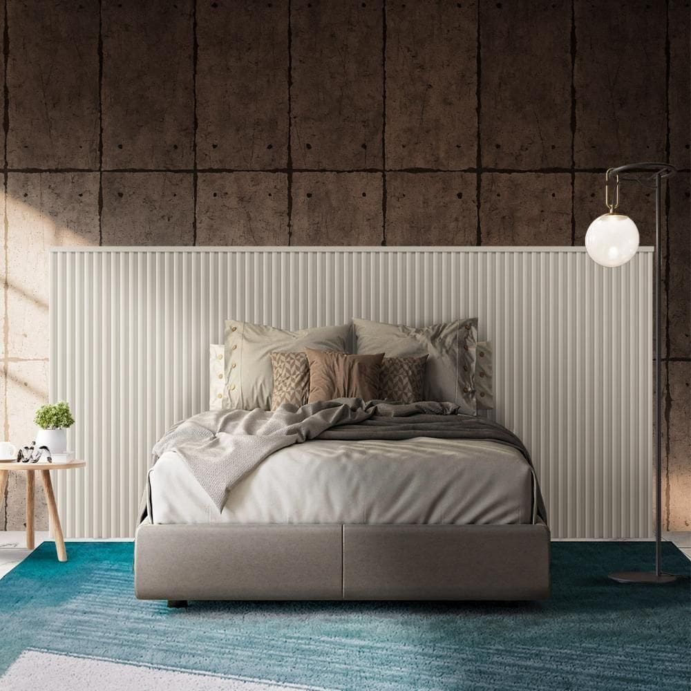 Cabeceira Casal Queen 240cm Com Frame Off White Limoeiro Shop Jm
