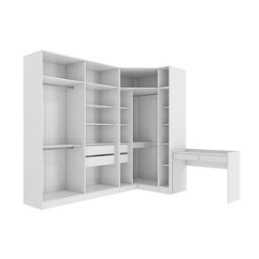 Conjunto Closet Kappesberg Adapt Branco 4 Peças 263cmx235cm