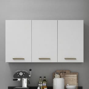 Armário Aéreo 120 Cm 3 Portas São Luis Valdemóveis Branco