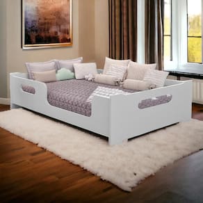 Cama Montessoriana  Casal Branca Gabrielli