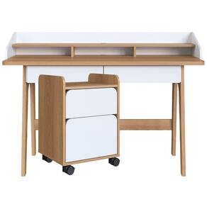 Conjunto Escritório Home Office 2 Peças 27999x27998 Branco Hanover Artesano Hanover Branco