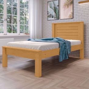 Cama De Solteiro Santana Naturalle