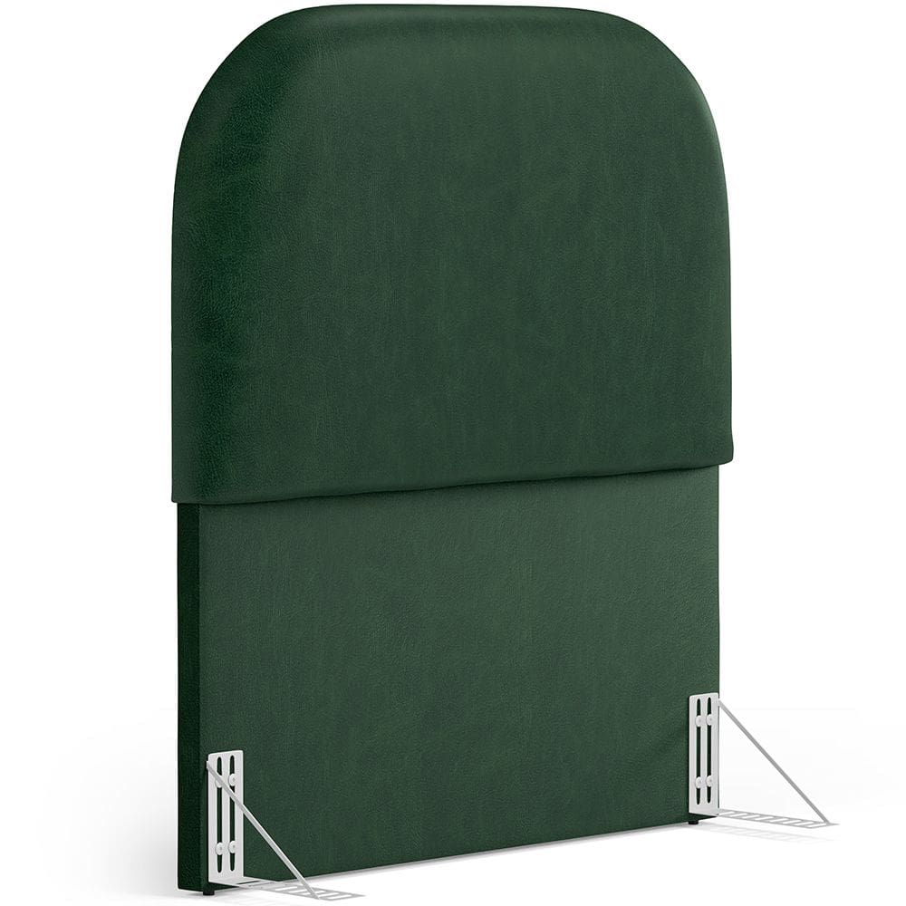 Cabeceira Cama Box 100cm Orgânica Lanna W01 Couríssimo Verde - Lyam Decor