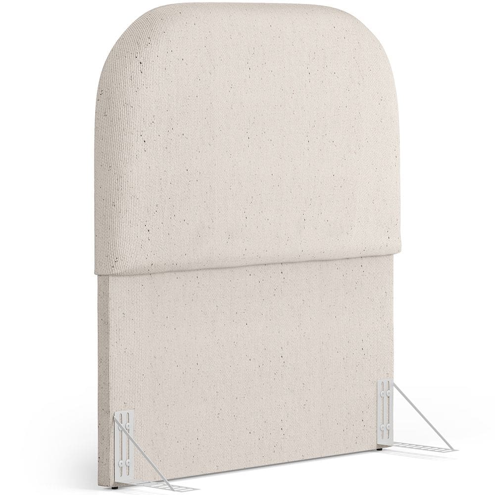 Cabeceira Cama Box 100cm Orgânica Lanna W01 Linho Cru - Lyam Decor