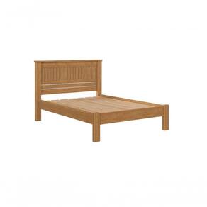 Cama De Casal Mônaco P- Colchão 188x138cm Camas Fenix Cor:cinamomo-off White