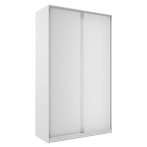 Guarda-Roupa Solteiro Zermatt 100% MDF  2 PT 3 GV Branco