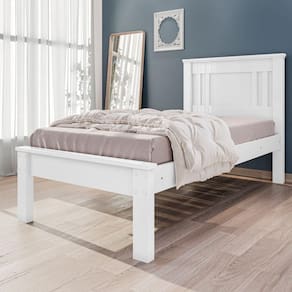 Cama De Solteiro Com Colchão Macaé Branco