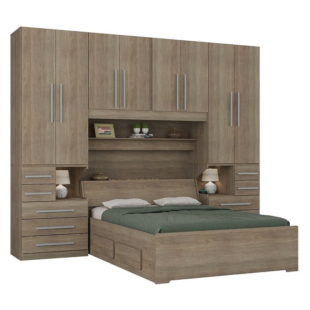 Dormitório De Casal Sem Cama 1223s Castanho