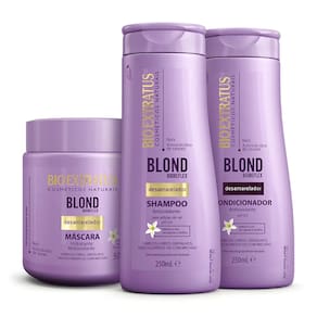 Kit Bio Extratus Blond Bioreflex Shampoo, Condicionador e Máscara 500g