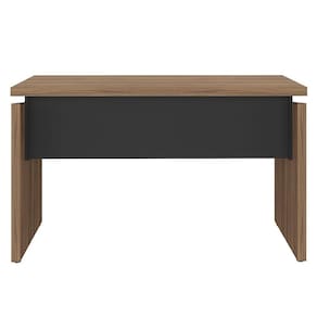 Mesa Para Escritório Home Office 125cm Corp A06 Nogal/preto - Mpozenato